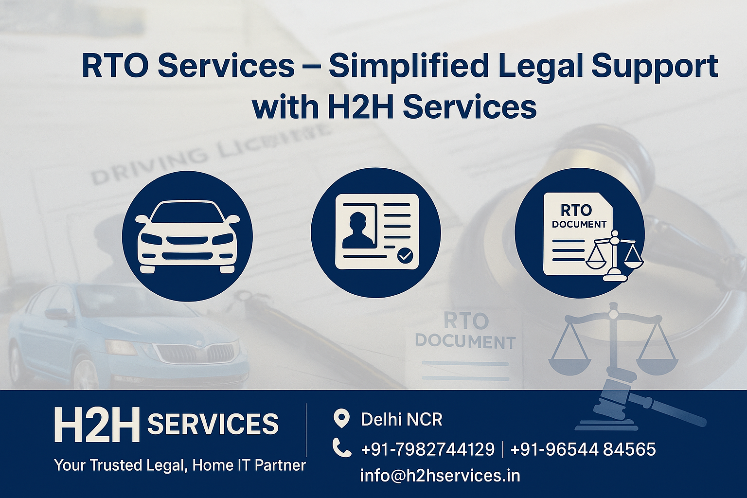 Harun Rto Agent Transfer of Ownership of Vehicle in Delhi | RC Transfer Services - H2H